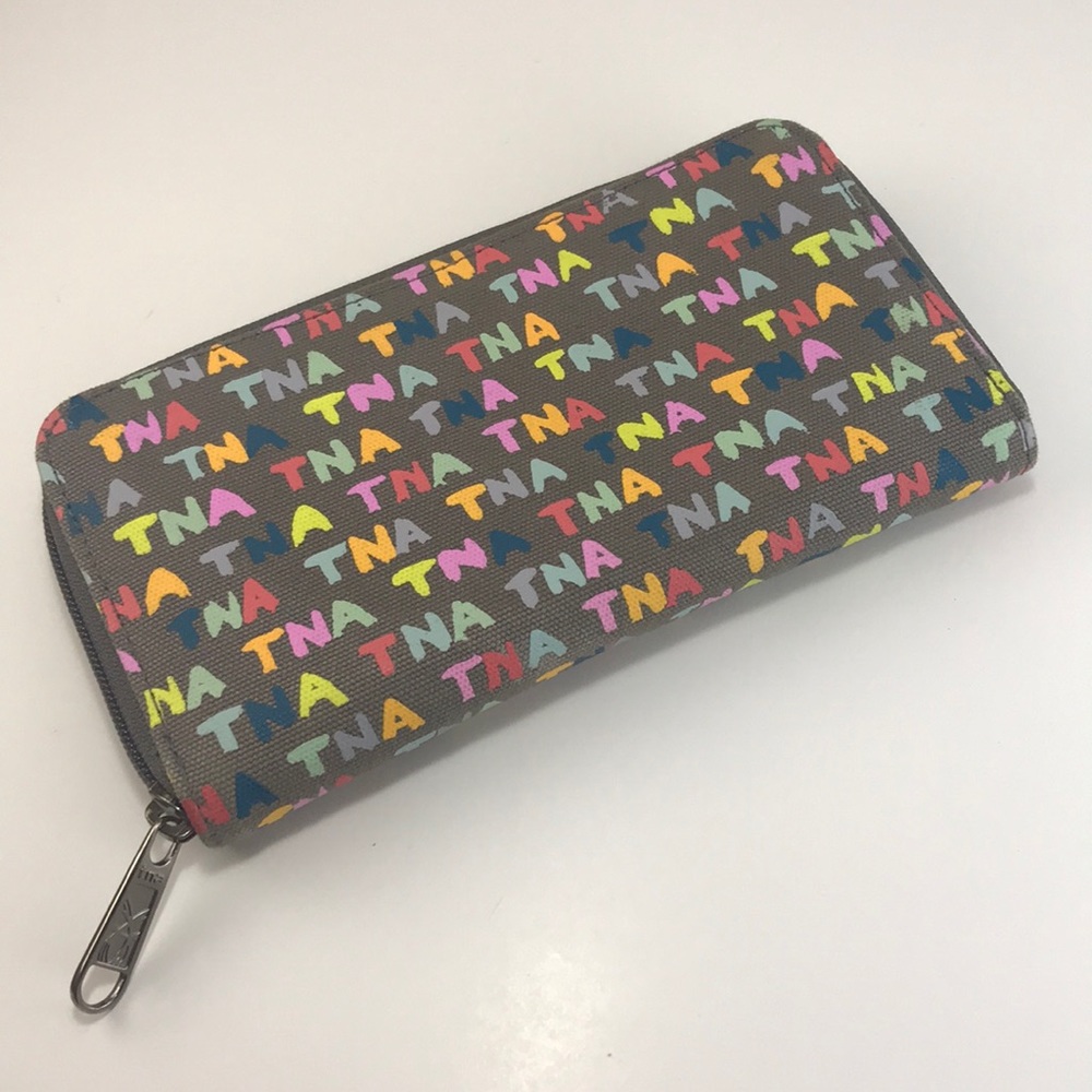 TNA Fabric Zippered Wallet